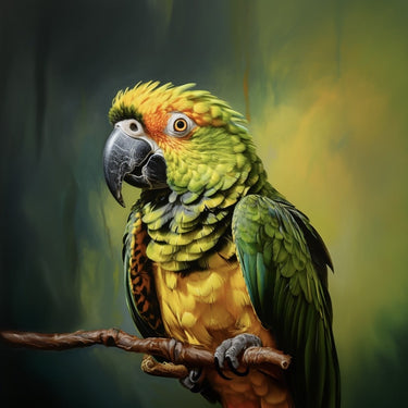 Famous Parrot Canvas